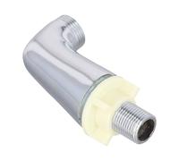 Gambe di riempimento per vasca da bagno in ottone, adattatore cromato per rubinetti da parete, prolunga per rubinetto miscelatore argento