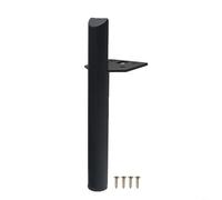 Gambe di supporto per mobili, confezione da 4 piedini in metallo per divani e armadi, con imbottitura in silicone