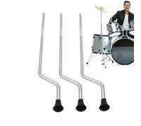 Gambe di supporto per tamburo a percussione - Set di 3 gambe da pavimento | pezzi di ricambio resistenti | per batteria per migliorare la stabilità per campeggio, concerti e riunioni musicali