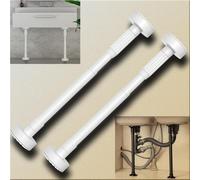 Gambe di supporto regolabili in acciaio inox, resistenti pali in pelliccia per lavelli da cucina e mobili da bagno, facile installazione, resistente alla ruggine, uso versatile