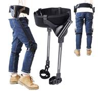 Gambe esoscheletriche per Camminare, ausili bionici indossabili per Camminare, 3 Livelli di Forza Regolabile, Attrezzatura di Allenamento per rafforzare Le Gambe per Adulti Anziani,Both Legs,S