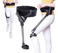 Gambe esoscheletriche per Camminare, ausili bionici indossabili per Camminare, 3 Livelli di Forza Regolabile, Attrezzatura di Allenamento per rafforzare Le Gambe per Adulti Anziani,Left Leg,L