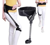 Gambe esoscheletriche per Camminare, ausili bionici indossabili per Camminare, 3 Livelli di Forza Regolabile, Attrezzatura di Allenamento per rafforzare Le Gambe per Adulti Anziani,Right Leg,L