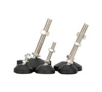 Gambe for mobili 4 pezzi Piedini di livellamento for mobili regolabili universali M8 M10 M12 Base girevole con tappo a vite(D50XM8X50)