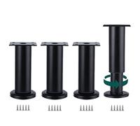 Gambe for mobili in acciaio inossidabile regolabili in altezza 4 pezzi for armadietti, armadi, TV, cassetti, comodini(25cm(9.8in))