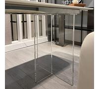 Gambe for mobili in acrilico alte 29,5 pollici, gamba di ricambio for tavolino da caffè, gambe trasparenti fai-da-te for la casa moderna for scrivania, tavolino, armadio, armadio ( Color : Clear(A) ,