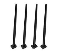 Gambe Moderne mobili in Metallo 4pcs Divano Conico Dritti Piedi per i progetti della casa Gamba di Sostituzione del Tavolo per tavolino da tavolino da tavolino da tavolino da tavolino da tavolino da