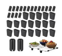 Gambe per griglia per lavello della cucina, pezzi di ricambio antiscivolo e protettivi, set di 40 piedi griglia lavello cucina per mobili controsoffitto dispositivo casa dormitorio fattoria utility
