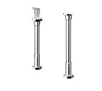 Gambe per lavello, supporto regolabile per lavello Gambe telescopiche for lavabo, staffe for sottopiano, pali di supporto regolabili for da bagno in metallo, for lavello cucina