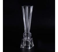 Gambe per mobili Acrilico 4, Gambe di Supporto per Tavolino in Plexiglass Trasparente, Adatte per Mobili TV, Piedini per Armadi da Pranzo, Gambe per Tavoli, ECC.