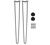 Gambe per mobili da scrivania, gambe per mobili in metallo, gambe di supporto in ferro per la casa, gambe per mobili rustici, antiruggine, per tavoli da pranzo, scrivanie, panche, copricapo