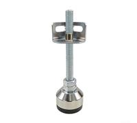 Gambe per mobili di grado industriale con dado a T e kit dado di bloccaggio compatibili con inserti filettati M10 per telai di mobili in metallo o legno (50 M10 x 100+M10)