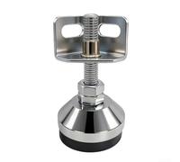 Gambe per mobili di grado industriale con dado a T e kit dado di bloccaggio compatibili con inserti filettati M10 per telai di mobili in metallo o legno (M10 x 50 + M10)