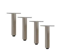 gambe per mobili, Gambe for divani in metallo industriale, con viti di montaggio e protezioni for pavimenti, for qualsiasi progetto fai da te