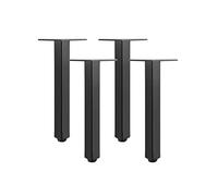 gambe per mobili, Gambe for divani in metallo industriale, con viti di montaggio e protezioni for pavimenti, for qualsiasi progetto fai da te