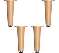 Gambe per mobili, Gambe for mobili regolabili da 4 pezzi, piedino di supporto for divano, gambe in metallo ricambio ispessite for tavolo, sedie, divani, piedini for fai te(Onecolor,260mm/10in)
