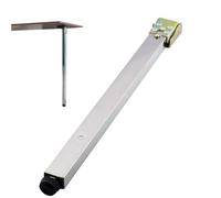 Gambe per mobili Gambe for tavolo pieghevoli in metallo, piedini for mobili regolabili in altezza da 30 a 150 cm, piedino di supporto retrattile for bar, tavolino caffè, modifica auto(106cm=41.7in)