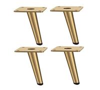 Gambe per mobili, Gambe per tavolini da caffè, Sostituzione spazzolata Perfette per il moderno Mid-Century/Grande trucco per le del divano Gamba del mobile TV, della sedia, dell'ottomano 4 pe