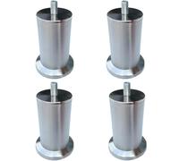 Gambe per mobili in acciaio inox per tavolo, armadio e divano, stelo filettato M8, piedini resistenti per tavolino, mobile TV, divano, letto