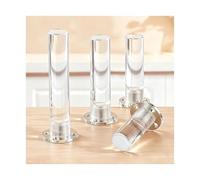 Gambe per mobili in acrilico, Gambe for Mobili In Acrilico Trasparente Confezione Da 4 Altezza 8-40 cm(Height 15cm)