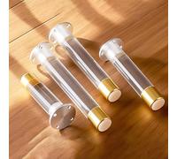 Gambe per mobili in acrilico Trasparente,4 Pz moderne Gambe per Divanz | Piedini per Letto Regolabili Piedi di Ricambio decorazione per Armadio Letto Base Tavolo armadietti comò Casa Ufficio
