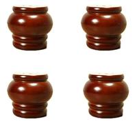 Gambe per mobili in legno bianco per tavoli, scrivanie, supporti TV, mobili da cucina, comodini, tavoli da pranzo, set di 4 gambe di ricambio per la decorazione della casa
