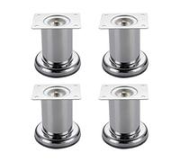 Gambe per mobili in metallo, gambe per divani TV in acciaio, accessori per gambe di supporto per letto da tavolino, gambe per tavolo di ricambio per il bagno, carico Bearinchg 660lb 4Pcs (ar