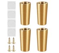 Gambe per mobili in metallo, gambe per mobili in legno, gambe di supporto moderne con protezione del pavimento