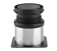 Gambe per Mobili Regolabili e Resistenti Gambe per Mobili da Tavolo in Acciaio Inossidabile con Imbottitura Inferiore in ABS Mm Set di 4 (50 * 50MM)