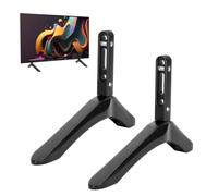 Gambe per supporto TV in metallo, perfette da anni. | Supporto da tavolo per TV - Guarda la TV per ore senza alcun carico | Il nostro angolo di base è stato progettato