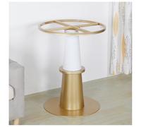 Gambe per Tavolo Circolare in Metallo Traversa Rinforzata Fori di Montaggio Multipli Design Impermeabile Adatta per Tavolini da Caffè/tavoli da Pranzo Base Tavolo