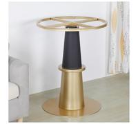 Gambe per Tavolo Circolare in Metallo Traversa Rinforzata Fori di Montaggio Multipli Design Impermeabile Adatta per Tavolini da Caffè/tavoli da Pranzo Base Tavolo
