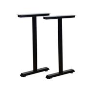 Gambe per tavolo Credenza in ferro a forma di I, resistenti, per tavoli da pranzo e scrittoio, gambe del tavolino 60 72 cm di altezza (45 x 60 cm), supporto per mobili moderni