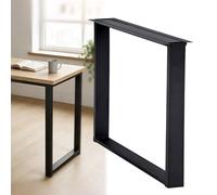 Gambe per Tavolo in Acciaio, Gambe per Mobili con Piedini Antiscivolo, Base Stabile per Scrivania e Piano di Lavoro Domestico, Struttura Stile Industriale per Arredamento Fai da Te(50x62cm)