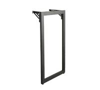 Gambe per Tavolo Pieghevoli in Metallo a 90° Base Tavoli Pieghevole Sotto Pensile Telaio Tavola da Bars/da Pranzo Meccanismo di Chiusura Ammortizzata Dotato di Piedini Regolabili