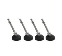 Gambe regolabili 4 pz Piedini di Livellamento for Mobili Regolabili M8/M10 Vite Gamba Fermacorda e ganci Base Girevole Articolazione Tornio Gambe Glide Pad Sedia da tavolo(D40 x M8 x L100)