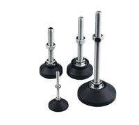 Gambe regolabili 4PCS Tornio Regolabile Gamba Diametro 40 millimetri Tipo di Filetto Piedini di Livellamento Regolabili Base Girevole Gambe Articolari M5/M6/M8/M10/M12(D40xM8x50mm)