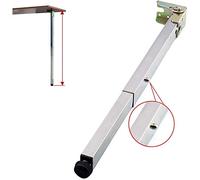 Gambe regolabili in acciaio inox pieghevoli per mobili con base protettiva viti per bar telescopici e tavoli da pranzoHeavy Duty facile installazione