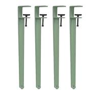 Gambe regolabili in metallo a forma di F, design senza punzonatura per una facile installazione, ideale per scrivanie da pranzo e tavoli da lavoro