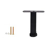 Gambe regolabili in metallo per tavolo/letto e divano/mobili/piedini di supporto per gambe dei piedi/Heavy Duty Easy Install Bed Center Frame Slat Support Leg (altezza 32,8 cm)