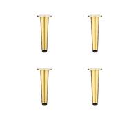 Gambe regolabili in ottone massiccio per mobili, confezione da 4, 16 cm, supporto imbottito per tavolo, comodino, divano, armadio, comò letto, elegante e elegante per la casa