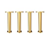 Gambe regolabili in ottone per mobili, set da 4 pezzi, capacità di carico 500 kg, supporti durevoli per armadi e decorazioni per la casa, design elegante e funzionale