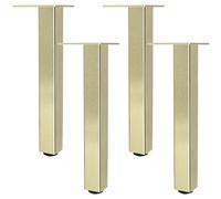Gambe regolabili per divano, confezione da 4, 6-40 cm, in lega di alluminio, per divani, ottomane, armadi e scaffali, supporto robusto, facile installazione, modernità per la casa
