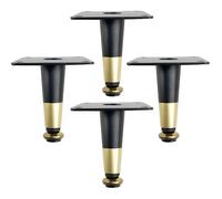 Gambe regolabili per mobili, confezione da 4 gambe a cono in ferro anodizzato, altezza da 10,5 a 72,5 cm, perfette per divano, tavolo e decorazione della casa, stile moderno, durevoli e facili da