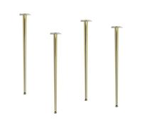 Gambe regolabili per mobili, confezione da 4 pezzi, in ferro anodizzato, altezza da 10,5 a 72,5 cm, ideali per divani, tavoli e decorazioni per la casa