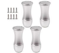 Gambe regolabili per mobili, design antiscivolo di sicurezza, gambe stabili per tavolino da caffè fai da te, base in ABS resistente, lega di alluminio di lusso di fascia alta, stile moderno