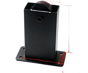 Gambe regolabili per mobili per divano letto con ruote girevoli | Piedi d'acciaio laminati a freddo del Governo con le macchine per colata rotanti, altezza 8-12cm per la Tabella