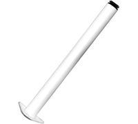 Gambe regolabili per tavolo in acciaio inox, confezione da 2, 70 cm, colore bianco, per banconi da cucina, armadi e bar, design durevole per una maggiore stabilità