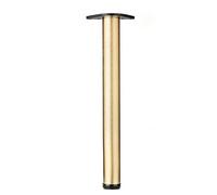 Gambe resistenti per tavolo a forcina, 55 cm, in metallo nero con protezioni in gomma, per comodini, tavolini, scrivanie e progetti fai da te, migliorano la stabilità e lo stile dei mobili