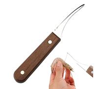 gamberetti,Pulitore gamberetti e strumento svelato in acciaio | Pelapatate buccia gamberi per utensili da cucina con manico in legno